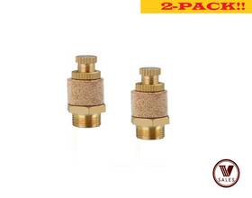 3v Sales Scb-1/4 2-pack Factory New Npt Brass Speed Control Muffler 1/4ft