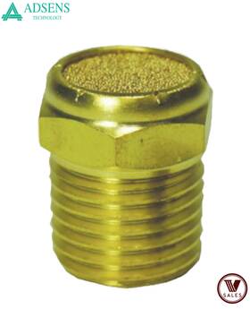 Adsens Tech Bv-68 New Sintered Bronze Breather Vent 3/4 Inch Npt Brass Body