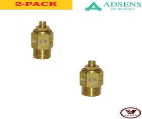 Adsens Technology Scm-28 2-pack Factory New Brass Speed Control Muffler 1/4ftft Npt