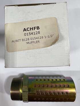 Allied Witan 154128 B128 1-1/2 Inch Npt Air Exhaust Muffler -qty 8