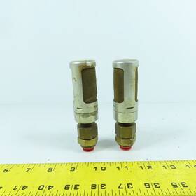 1000-3-f Boretti 3/8 Inch Push To Connect Compressed Air Muffler Lot Of 2