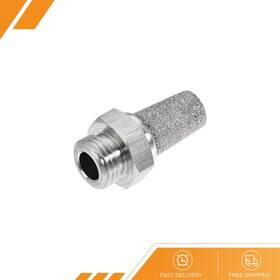 Gryfton 669739145651 Exhaust Muffler Npt 1/4 Male Thread Sintered 316 Stainless Steel Pneumatic Air