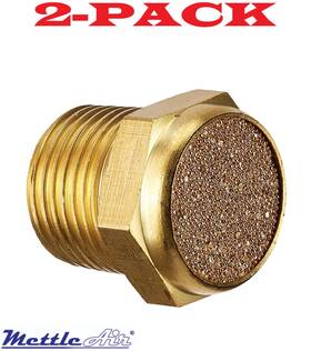 Mettleair Bbv-n02 2-pack 1/4 Inch Npt Sintered Bronze Breather Vent Bbv02 New