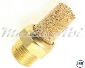 Mettleair Bsln08 Factory New 1 Inch Npt Sintered Bronze Cone Exhaust Muffler Bsl-n08