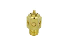 1087-8hfbk Milton Industries 1/2 High Flow Exhaust Muffler Inch Mnpt - 40 Micron Bronze Silencer 25ea