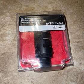 Milton S-1086-50 1/2 Inch Plastic Silencer New