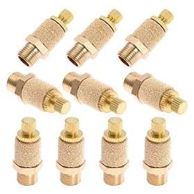 Mtsooning 682698821350 10pcsmuffler 0.37inch Brass Flow Control Silencer Sintered Air Cont