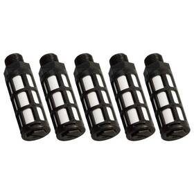 Quickun 750153809325 Plastic Exhaust Air Silencer 3/8 Inch Line Male 5pcs