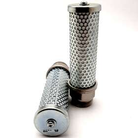 Smc Ina-25-76s-xg Lot Of 2 Exhaust Port Silencers G 3/4 Thread 35db A Reduction