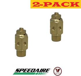 Speedaire 1eju5 2-pack Factory New Ehaust Port Speed Control Muffler 1/2 Inch Npt