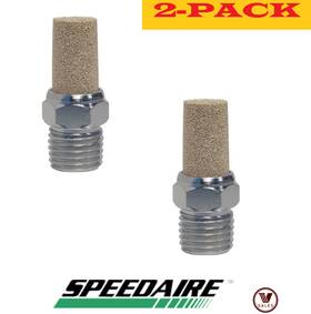 1ejx3 Speedaire 2-pack Brand New Exhaust Muffler 10/32 Unf Thread 5/16 Inch Hex
