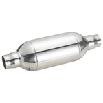 2.5" Inlet/outlet Universal Turbine Muffler 20'' Oal 6'' Body Stainless Steel. Fixed Price $55.67.