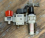 Smc NAV4000-N04-5DZ Pneumatic Solenoid Valve VHS40-N04-Z & AW40-N04E-Z. Fixed Price $100.00.