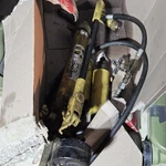 Enerpac RD-93 Ton Double Acting Hydraulic Cylinder With Hand Pump Hose. Fixed Price $475.00.