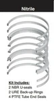 Hydro-line (eaton) 5" Cylinder Piston Seal Kit SKN25-512-10 Nitrile. Fixed Price $109.67.
