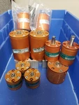 Fabco Air-lot Of 10-MINI Pancake CYLINDERS-D5XBFR,D50P,E50P,G-7-X,H-7-X,J-7-X. Fixed Price $75.00.