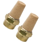 Zorfeter 2PCS Pneumatic Brass Exhaust Muffler Filter, Npt 1/2"MALE. Fixed Price $12.64.