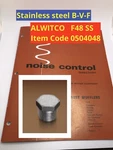 F48 Allied Witan Stainless Steel Breather Vent Filter Alwitco # 0504048 B-v-f. Fixed Price $13.10.
