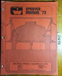 George White Row Crop Kodiak Saddle Tank Sprayer Pump Boom Manual 120 180 240+++. Fixed Price $15.00.