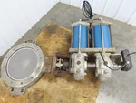 Jamesbury ST-2400 18" Stainless Wafer Butterfly Valve Air Actuator & Positioner. Fixed Price $1662.49.