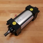 Numatics P4AP-04A1D-CBA0 Pneumatic Cylinder, 3-1/4" Bore Stroke, 3/8" Npt. Fixed Price $145.29.